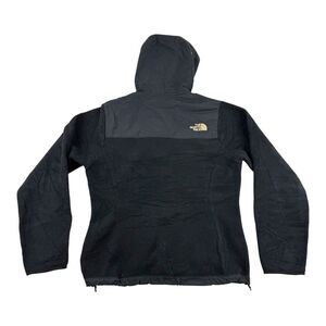North Face Women's Denali Hoodie Fleece Jacket Coat Black Sz Small‎ S Full Zip